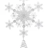 Best Sale ❤️ Myer Giftorium Luxe 38cm Metal White Glitter Snowflake Tree Topper 😉 -The Christmas Shop Sales unnamed file 1651