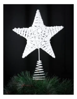 Flash Sale ✨ Australian House & Garden Eucalyptus White Faux Willow Star Tree-Topper ⭐ -The Christmas Shop Sales unnamed file 1661
