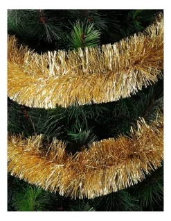 Discount 🎉 Myer Giftorium Two Ply Tinsel, Champagne 3.5cm X 4m 🔔 -The Christmas Shop Sales unnamed file 1670
