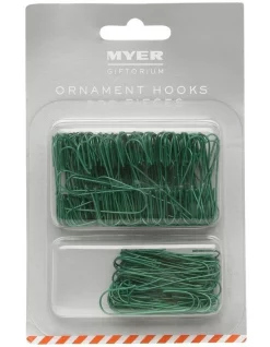 Hot Sale 🛒 Myer Giftorium 200 Piece Ornament Hooks In Green ❤️
