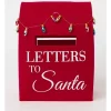 Promo 🔔 Myer Giftorium Merry & Bright Felt Santa Post Box Decoration 26 Cm In Red 🎉 -The Christmas Shop Sales unnamed file 171