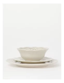 Cheap ⌛ Heritage Luxe Vintage Scalloped 12 Pcs Dinner Set In White 🎁 -The Christmas Shop Sales unnamed file 1731