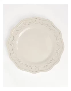 Cheap ⌛ Heritage Luxe Vintage Scalloped 12 Pcs Dinner Set In White 🎁 -The Christmas Shop Sales unnamed file 1733