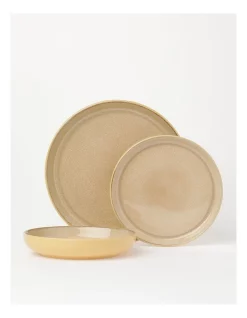 Buy ⌛ Australian House & Garden Esperance 12pc Dinner Set In Yellow 😀