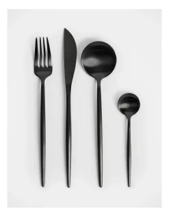 Cheap 🔥 Vue Spencer 16pc Cutlery Set Black 👍