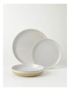 Best Sale π Australian House & Garden Esperance Wiped Edge 12pc Dinnerset β¨