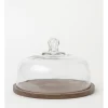 Best reviews of ❤️ Heritage Walnut Look Large Glass Dome Wood Board 30 Rnd X21.5cm 🔔 -The Christmas Shop Sales unnamed file 1798