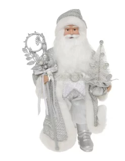 Best deal π₯° Myer Giftorium Luxe Avery Fabric Santa With Staff & Tree Decoration 46 Cm π