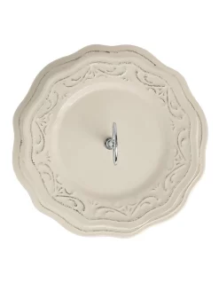 Best Pirce ⌛ Heritage Luxe Vintage Scalloped 2 Tiered Cake Stand In White 🛒 -The Christmas Shop Sales unnamed file 1827