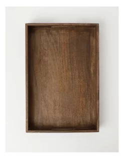 Hot Sale 🔥 Heritage Walnut Look Serving Tray 45x30x5cm 😍 -The Christmas Shop Sales unnamed file 1829