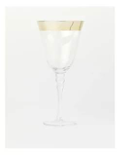 Top 10 🤩 Heritage Gold Rim Red Wine Glass Set Of 4 🎁