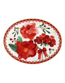 Coupon π€© Maxwell & Williams Mistletoe Oval Platter 25x19cm Gift Boxed π