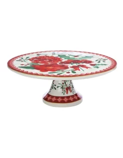 Coupon 🎉 Maxwell & Williams Mistletoe Footed Cake Stand 30cm Gift Boxed ⭐