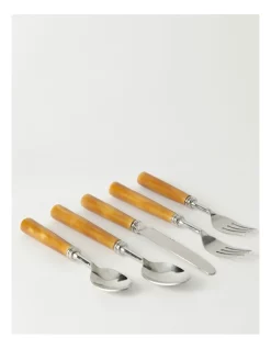 Top 10 🎉 Australian House & Garden Wood Look Resin Cutlery Set 16pc 🔔 -The Christmas Shop Sales unnamed file 1883