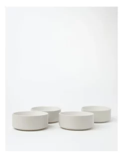 Buy 🎁 Vue Halo 4pc Bowl Set In White 😍