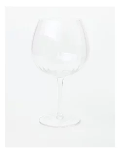 Cheap 🔔 Heritage Crimped Core Red Wine Glass Set Of 4 🔔