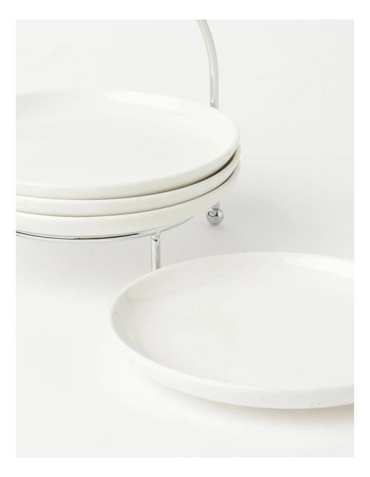 Outlet π Heritage Tea Party Serving Stand Set Of 4 Plates β 4 Outlet π Heritage Tea Party Serving Stand Set Of 4 Plates β - Image 2