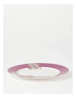 Cheap 🌟 Heritage Luxe Poinsettia Floral Charger Plate In Purple 🛒