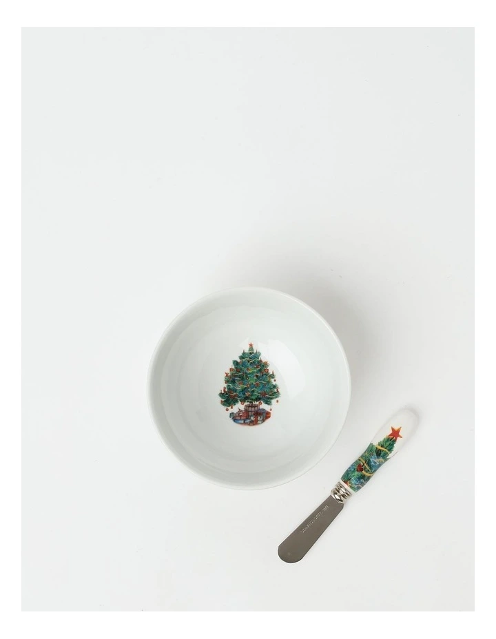 Best Pirce π Heritage Heirloom π Christmas Festive Dip Bowl & Spreader In Green/White π― 4 Best Pirce π Heritage Heirloom π Christmas Festive Dip Bowl & Spreader In Green/White π― - Image 2