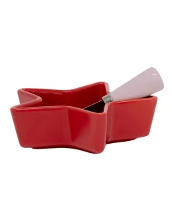 Flash Sale 🧨 Salt&Pepper Kringle Star Bowl And Spreader 15cm In Red 😀 -The Christmas Shop Sales unnamed file 2016