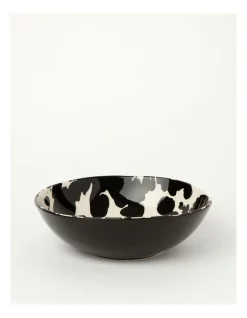 Outlet ⭐ Vue Eclipse Irregular Serving Bowl In Black/White 👏