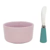 Cheap 🔥 Salt&Pepper Kringle Dip Bowl 11x6.5cm And Spreader In Pink 😀 -The Christmas Shop Sales unnamed file 2042