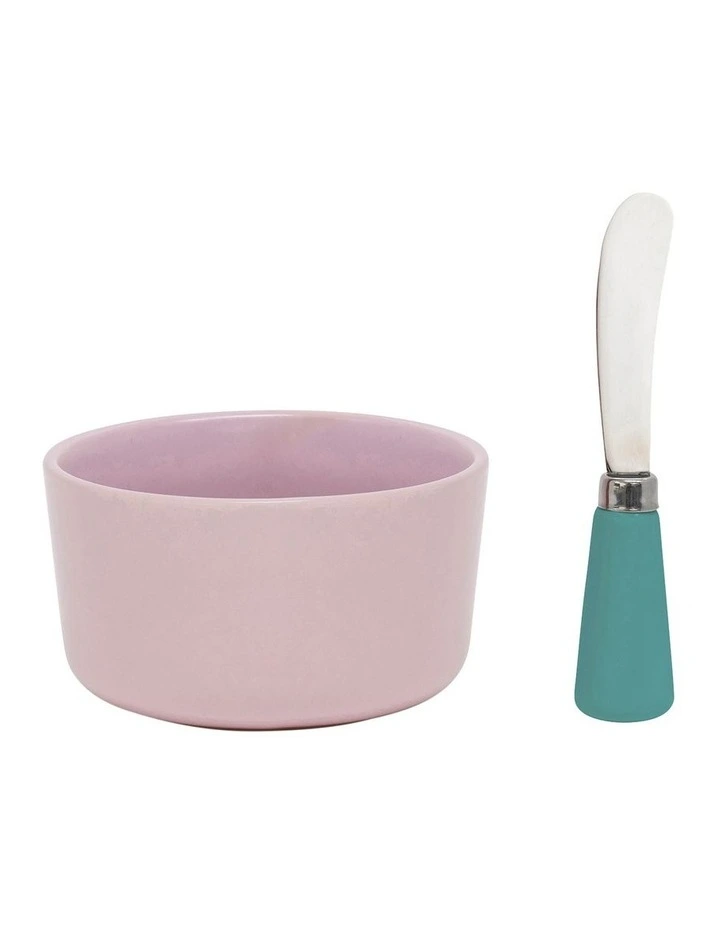 Cheap π₯ Salt&Pepper Kringle Dip Bowl 11x6.5cm And Spreader In Pink π 3 Cheap π₯ Salt&Pepper Kringle Dip Bowl 11x6.5cm And Spreader In Pink π