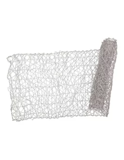 Discount 🤩 Maxwell & Williams Glitz Lace Runner 150x45cm Silver 🤩