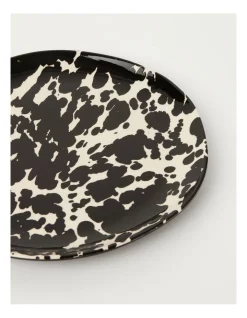 Deals 🌟 Vue Eclipse Irregular Round Platter Large In Black/White ✔️ -The Christmas Shop Sales unnamed file 2077