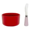 Promo ❤️ Salt&Pepper Kringle Dip Bowl And Spreader 11x6.5cm In Red 🌟 -The Christmas Shop Sales unnamed file 2092