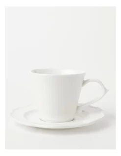 Best Sale 🛒 Heritage Scalloped Cup & Saucer White ⭐