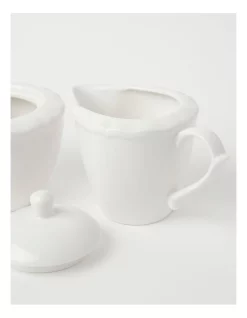 New 🌟 Heritage Scalloped Sugar Bowl & Creamer White 🎁 -The Christmas Shop Sales unnamed file 2114
