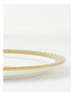 Deals ⌛ Heritage Gold Rope Side Plate White 👍 -The Christmas Shop Sales unnamed file 2123