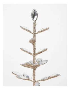 Buy 🎉 Myer Giftorium Luxe Metal & Faux Gem Table Tree Decoration In Rose Gold ✔️ -The Christmas Shop Sales unnamed file 222