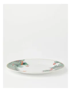 Top 10 😉 Heritage Heirloom 🎄 Christmas Festive Charger Plate Large Tree In Green/White 🤩