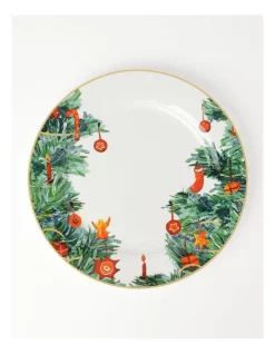 Top 10 😉 Heritage Heirloom 🎄 Christmas Festive Charger Plate Large Tree In Green/White 🤩 -The Christmas Shop Sales unnamed file 2234