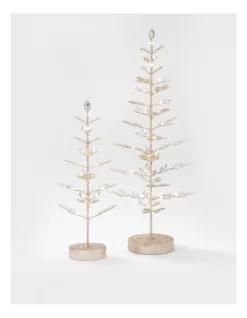 Buy 🎉 Myer Giftorium Luxe Metal & Faux Gem Table Tree Decoration In Rose Gold ✔️ -The Christmas Shop Sales unnamed file 224