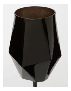 Brand new 🛒 Vue Geo Red Wine Glass Black Set Of 4 🎉 -The Christmas Shop Sales unnamed file 2241