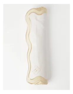 Best Sale 🌟 Heritage Florence Scalloped Edge Table Runner With Gold Rim ✔️ -The Christmas Shop Sales unnamed file 2279