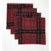 Hot Sale 🛒 Heritage Heirloom Tartan Napkin Set Of 4 In Red ⭐ -The Christmas Shop Sales unnamed file 2288
