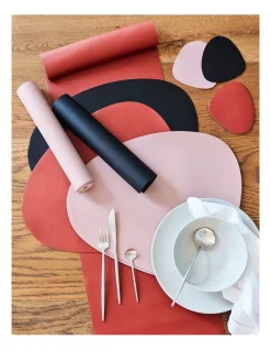 Flash Sale ❤️ Vue Leather-look Placemat Set Of 4 Black 💯 -The Christmas Shop Sales unnamed file 2298