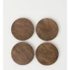 Brand new 🎉 Heritage Walnut Look Coaster Set Of 4 10cm 🔥 -The Christmas Shop Sales unnamed file 2300
