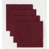 Best Pirce 💯 Heritage Elizabeth Hemstitch Napkin Berry 4 Pack ❤️