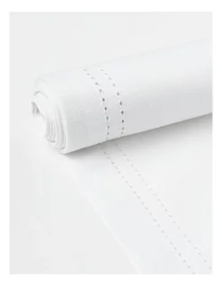 Deals 😍 Heritage Elizabeth Hemstitch Table Runner In White 💯 -The Christmas Shop Sales unnamed file 2311