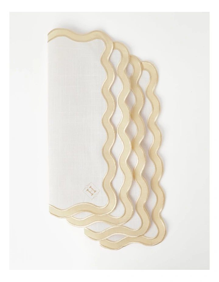 Outlet π Heritage Florence Scalloped Edge Placemat Set Of 4 With Gold Rim π₯ 3 Outlet π Heritage Florence Scalloped Edge Placemat Set Of 4 With Gold Rim π₯