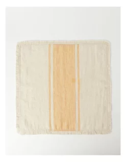 Wholesale 🎁 Australian House & Garden Yarn Dyed Linen Napkin Set Of 4 Sand 🥰