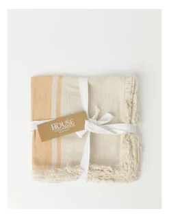 Wholesale 🎁 Australian House & Garden Yarn Dyed Linen Napkin Set Of 4 Sand 🥰 -The Christmas Shop Sales unnamed file 2377