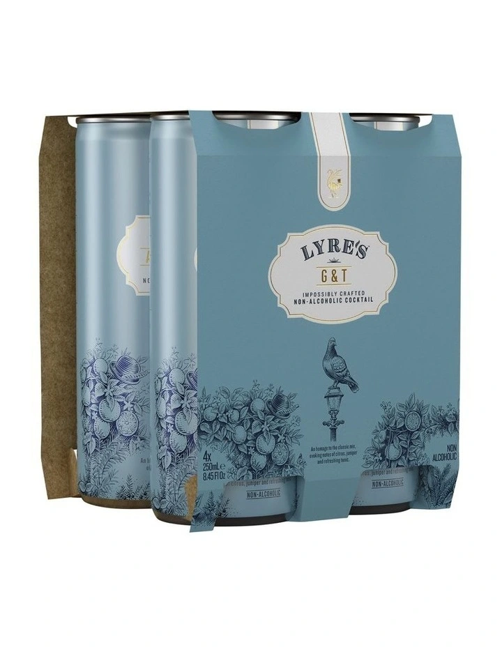 Cheap ⭐ Lyre's Non Alcoholic G&T 250ml X 4 ✨ 3 Cheap ⭐ Lyre's Non Alcoholic G&T 250ml X 4 ✨