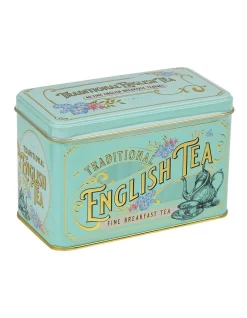 Best Pirce 😀 New English Teas English Breakfast Green Vintage Tin 💯