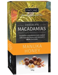 Buy 🧨 Patons Chocolate Macadamias With Manuka Honey Gift Box ✨